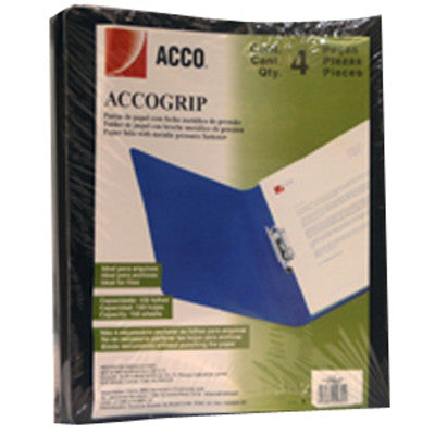 Folder Palanca Accogrip Oficio C/4 Negro