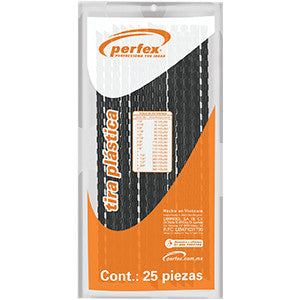 Arillo Plástico Perfex 1" 200H C/25