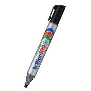 Marcador Permanente Artline 109 Negro C/12