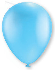 Globo Decorat  No 5 Azul Bebe C/100