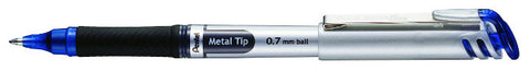 Bolígrafo Pentel Energel 7 mm Azul Grip C/12