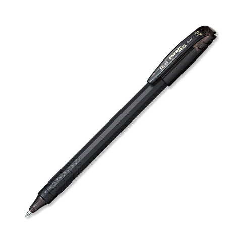 Bolígrafo Pentel Energel 0.7MM Stick Negro BL417 C/12