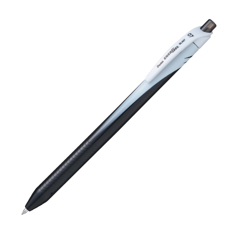 Bolígrafo Pentel Energel 0.7MM Retractil Negro BL437 C/12