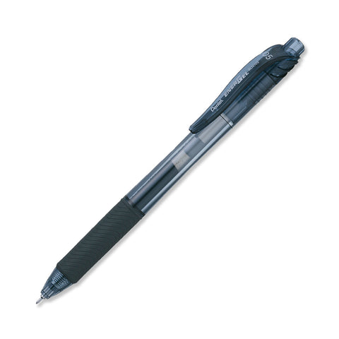 Bolígrafo Pentel Energel X Retractil 0.5MM Negro BLN105 C/12