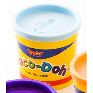 Plastilina Baco-Doh Bote 120G Azul Claro