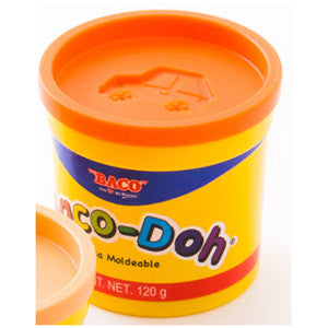 Plastilina Baco-Doh Bote 120G Naranja