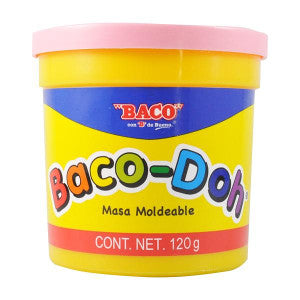 Plastilina Baco-Doh Bote 120G Rosa