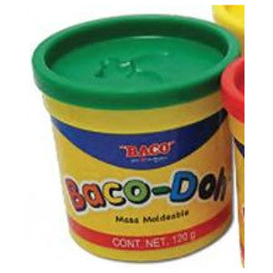 Plastilina Baco-Doh Bote 120G Verde Obscuro
