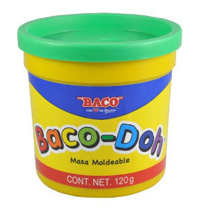 Plastilina Baco-Doh Bote 120G Verde Claro