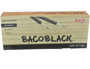 Lápiz Baco Black HB #2 C/50