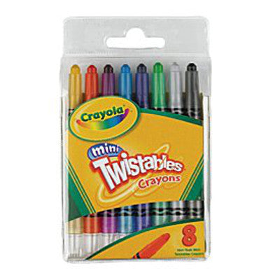 Crayón Crayola C/8 Mini Twistable