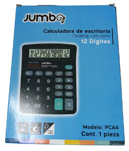 Calculadora Jumbo Escritorio Grande PCA4 12 Dígitos (788J)