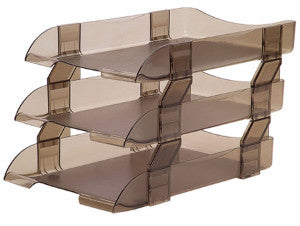 Charola Sablon Humo 2436 Triple Oficio