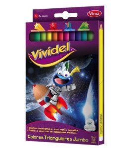 Colores Vividel Jumbo Triangular C/12