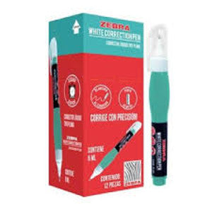 Pluma Corrector Zebra 8ml C/12 2012