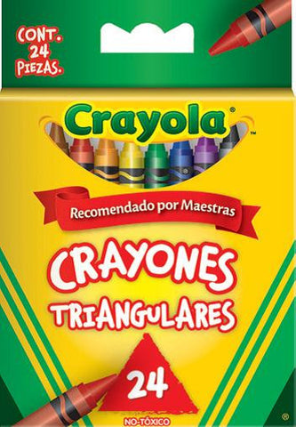 Crayón Crayola C/24 Jumbo Triangular