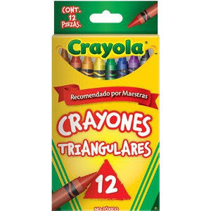 Crayón Crayola C/12 Jumbo Triangular