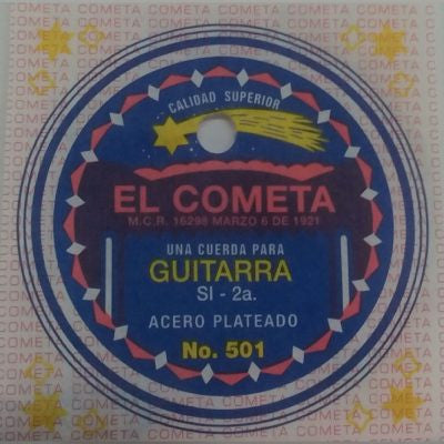 Cuerda Cometa 2da De Acero P/Guitarra C/12