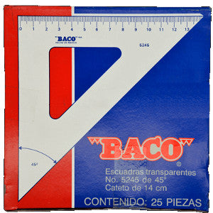 Escuadra Baco 5245 Mediana C/25