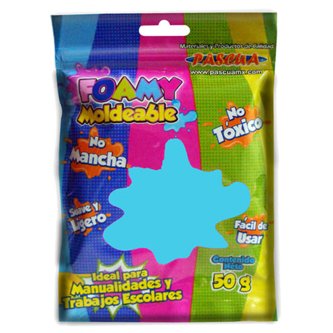 Foamy Moldeable Pascua 50G. Azul Cielo