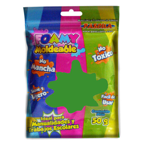 Foamy Moldeable Pascua 50G. Verede Bandera