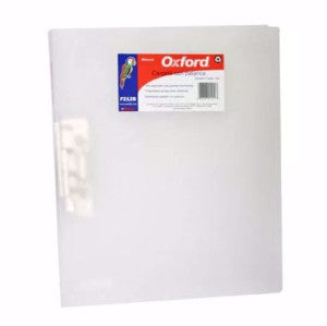 Folder Palanca Oxford Plástico Carta Blanco F212B