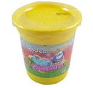 Plastilina Vinci Fun Kids Bote 140 Grs. Amarillo Fluorescente