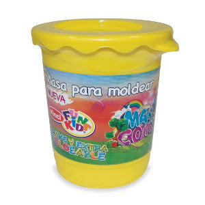 Plastilina Vinci Fun Kids Bote 140 Grs. Amarillo