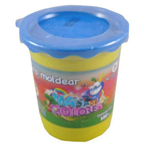Plastilina Vinci Fun Kids Bote 140 Grs. Azul
