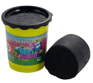 Plastilina Vinci Fun Kids Bote 140 Grs. Negro