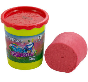 Plastilina Vinci Fun Kids Bote 140 Grs. Rojo