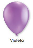 Globo Decorat No 7 Violeta C/100