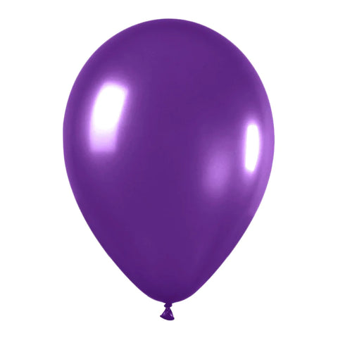 Globo Metalico No 9 Morado C/50