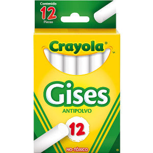 Gis Crayola Blanco C/12  Comprimido