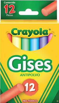 Gis Crayola Color Comprimido C/12