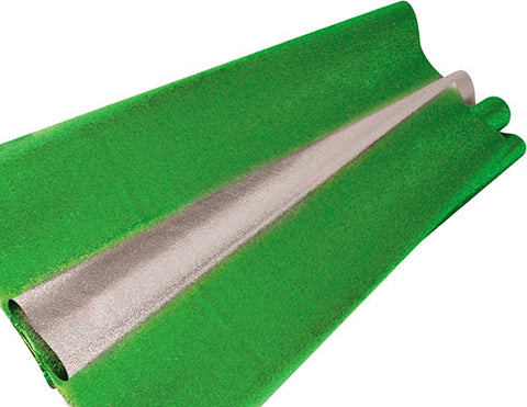 Papel Gofrado Metálico Galas C/10 Verde Limón