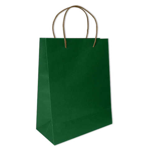 Bolsa Kraft Lisa Mediana Color Verde Bandera