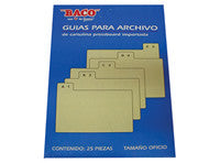 Guía Archivo Baco T/Oficio