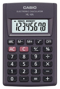 Calculadora Casio Bolsillo HL-4