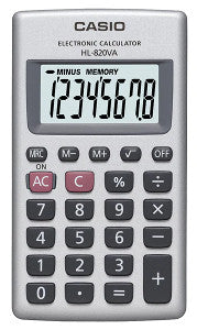 Calculadora Casio Bolsillo HL-820V
