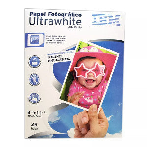 Papel Fotografíco IBM Carta C/25