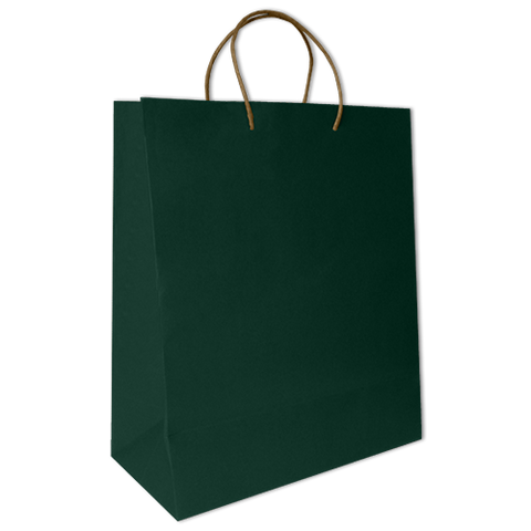 Bolsa Kraft Lisa Jumbo Color Verde Bosque