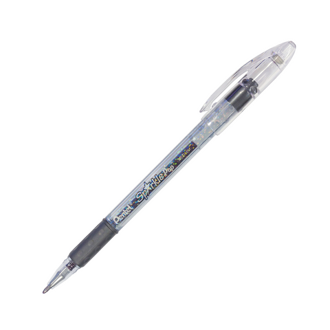 Bolígrafo Pentel Sparkle Pop Gel Negra-Roja K91-DA 1.0 C/12