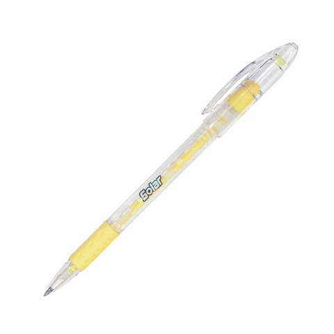 Bolígrafo Pentel Solar Pop Gel Amarillo K96-G 0.6 C/12