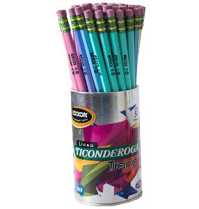 Lápiz Dixon Ticonderoga Pastel Bote C/50