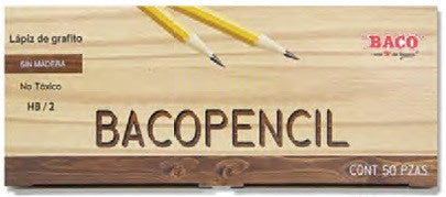 Lápiz Baco Pencil HB #2 C/50