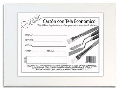 Lienzo Carton Económico 27 x 35 Rodin