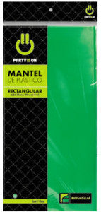 Mantel Party Is On Rectangular 1 Pza Verde Bandera