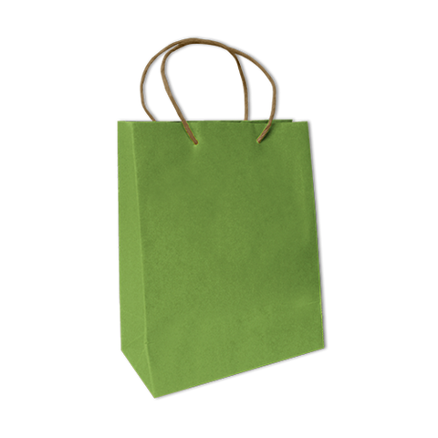 Bolsa Kraft Lisa Mediana Color Verde Limón