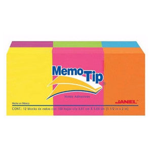 Memotip #53 Neón 1.5X2 C/12
